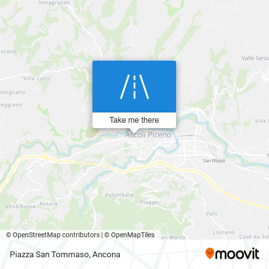 Piazza San Tommaso map