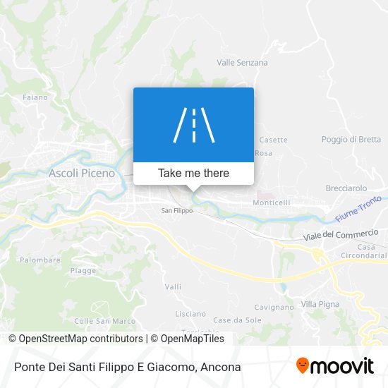 Ponte Dei Santi Filippo E Giacomo map