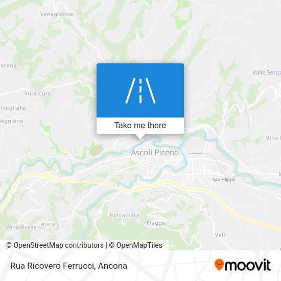Rua Ricovero Ferrucci map