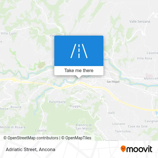 Adriatic Street map