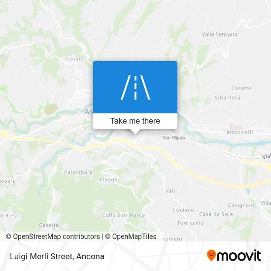 Luigi Merli Street map