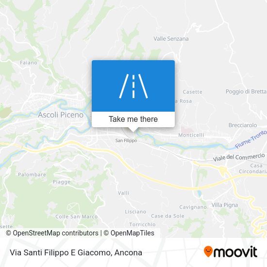 Via Santi Filippo E Giacomo map