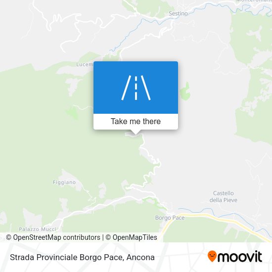 Strada Provinciale Borgo Pace map