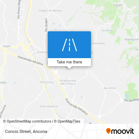 Concio Street map