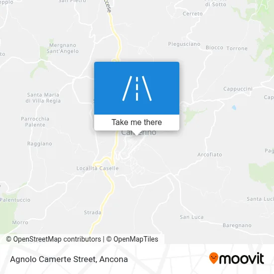 Agnolo Camerte Street map