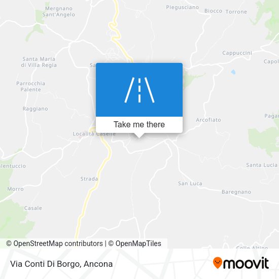 Via Conti Di Borgo map