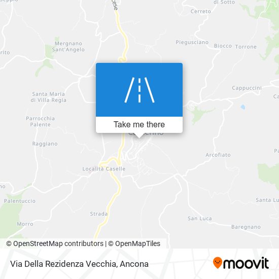 Via Della Rezidenza Vecchia map