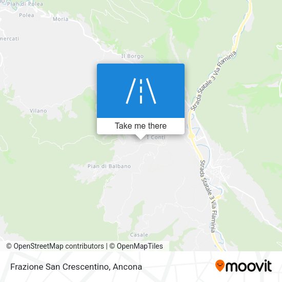 Frazione San Crescentino map