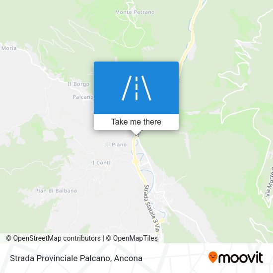 Strada Provinciale Palcano map