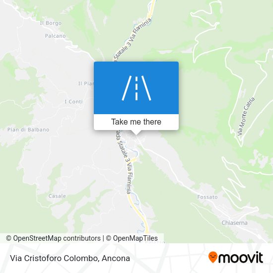 Via Cristoforo Colombo map