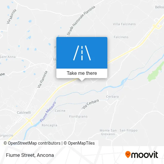 Fiume Street map