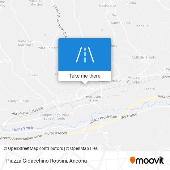 Piazza Gioacchino Rossini map