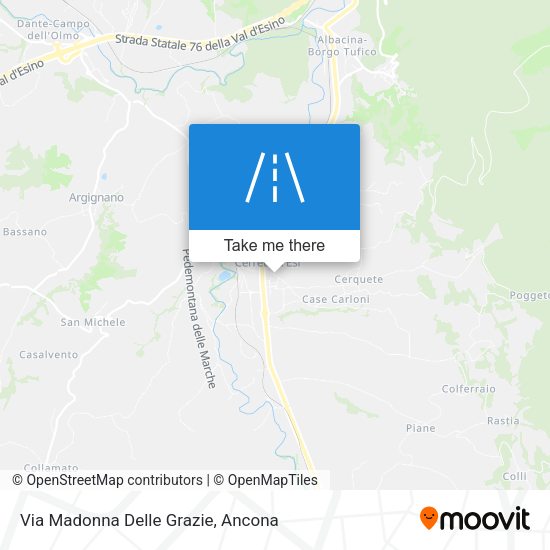 Via Madonna Delle Grazie map