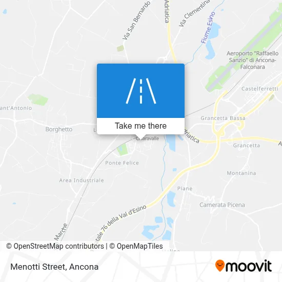 Menotti Street map