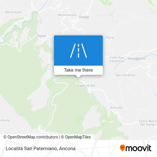 Località San Paterniano map