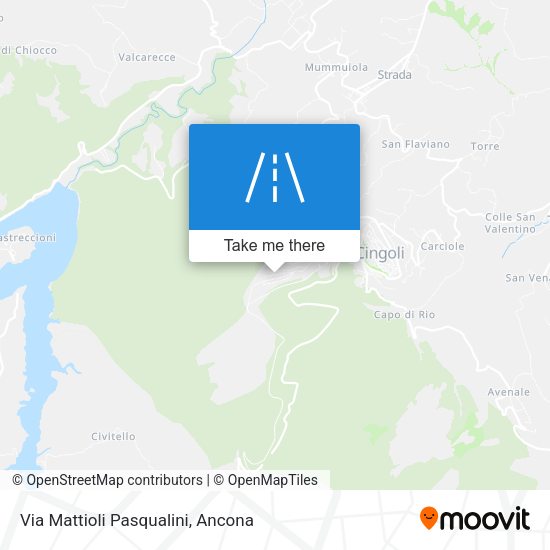 Via Mattioli Pasqualini map