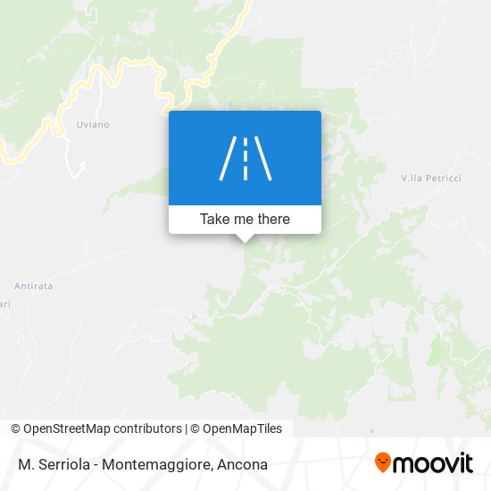 M. Serriola - Montemaggiore map