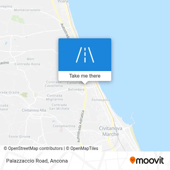 Palazzaccio Road map