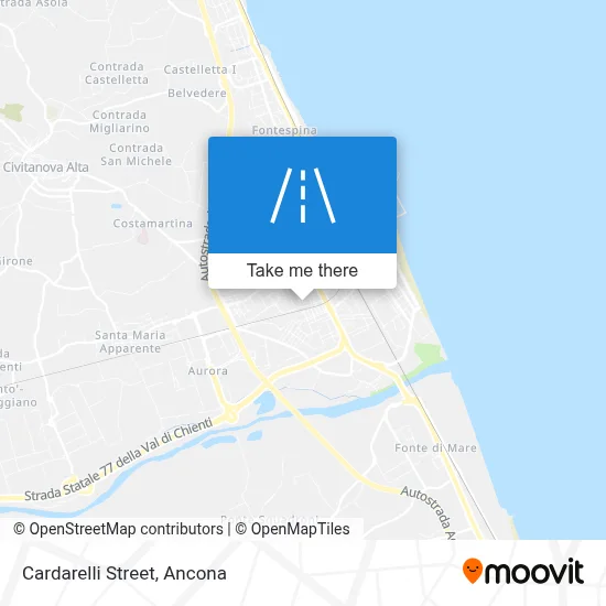 Cardarelli Street map