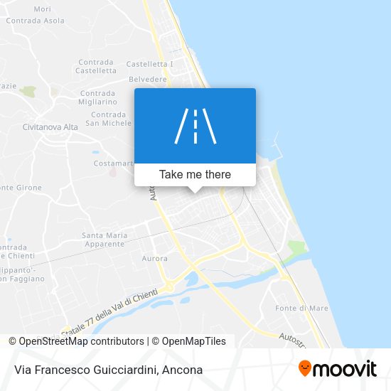 Via Francesco Guicciardini map