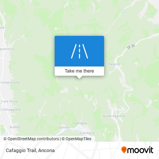 Cafaggio Trail map
