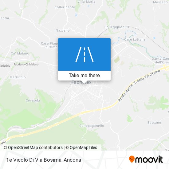 1e Vicolo Di Via Bosima map