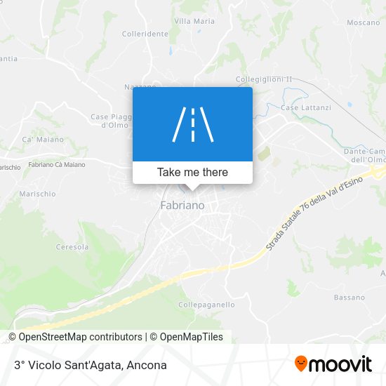 3° Vicolo Sant'Agata map