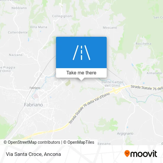 Via Santa Croce map