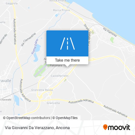 Via Giovanni Da Verazzano map