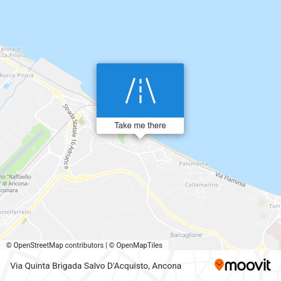 Via Quinta Brigada Salvo D'Acquisto map