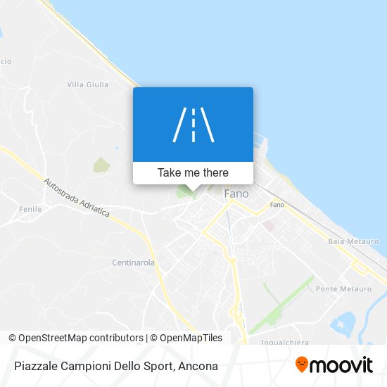 Piazzale Campioni Dello Sport map