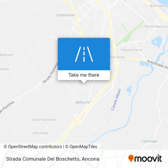 Strada Comunale Del Boschetto map