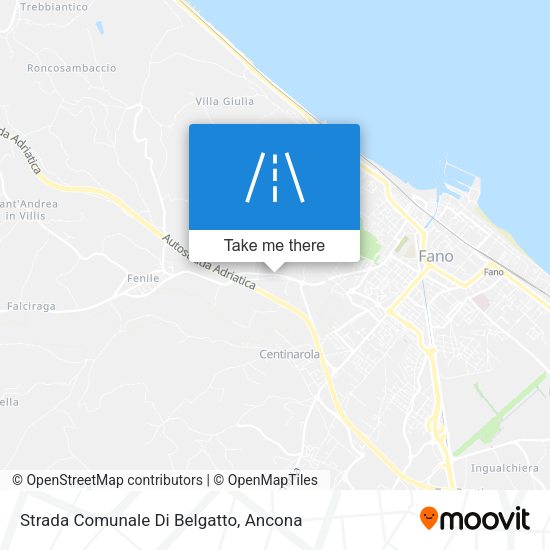 Strada Comunale Di Belgatto map