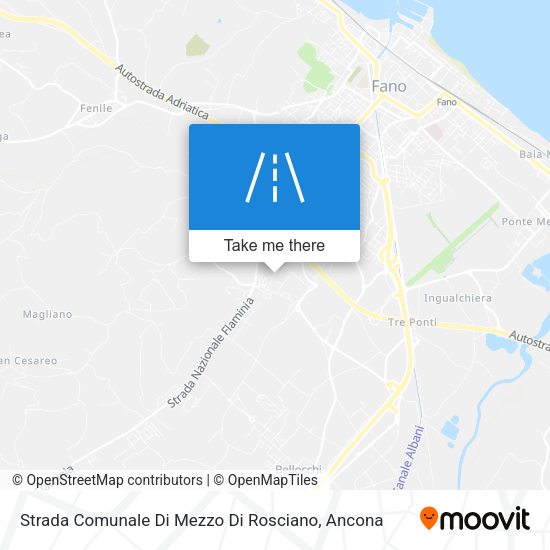 Strada Comunale Di Mezzo Di Rosciano map