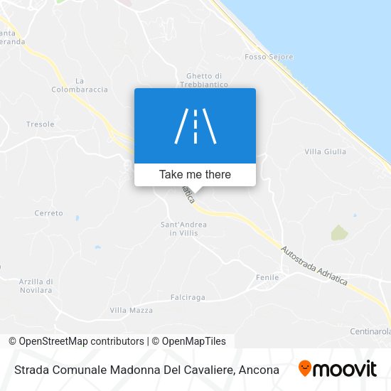 Strada Comunale Madonna Del Cavaliere map