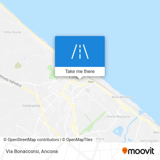 Via Bonaccorsi map