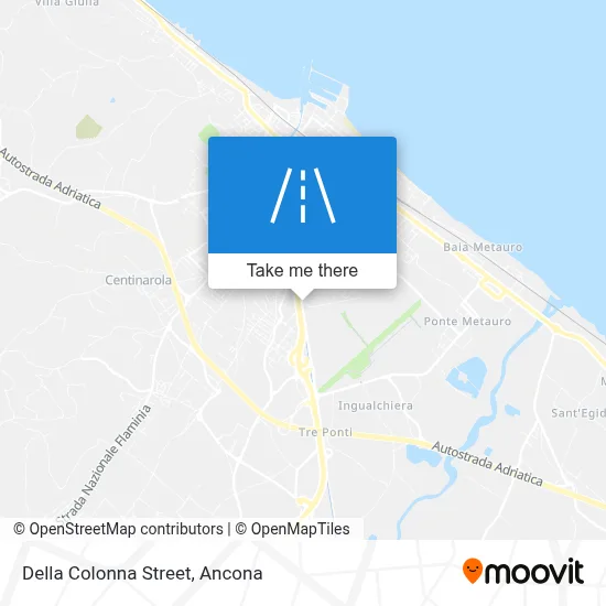 Della Colonna Street map