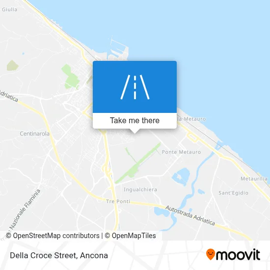 Della Croce Street map