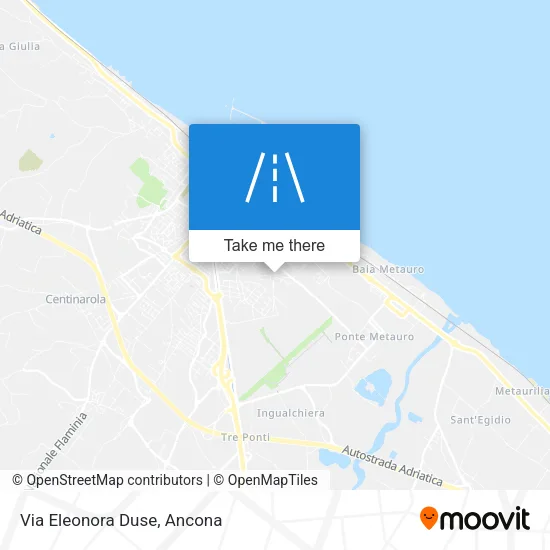 Via Eleonora Duse map