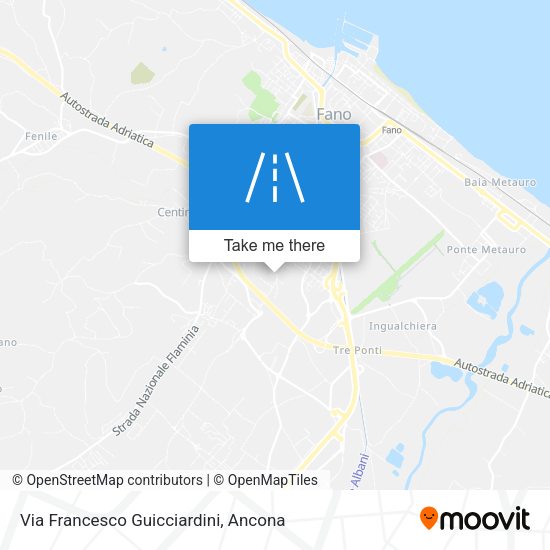 Via Francesco Guicciardini map
