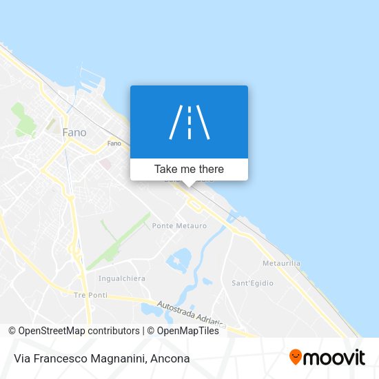 Via Francesco Magnanini map