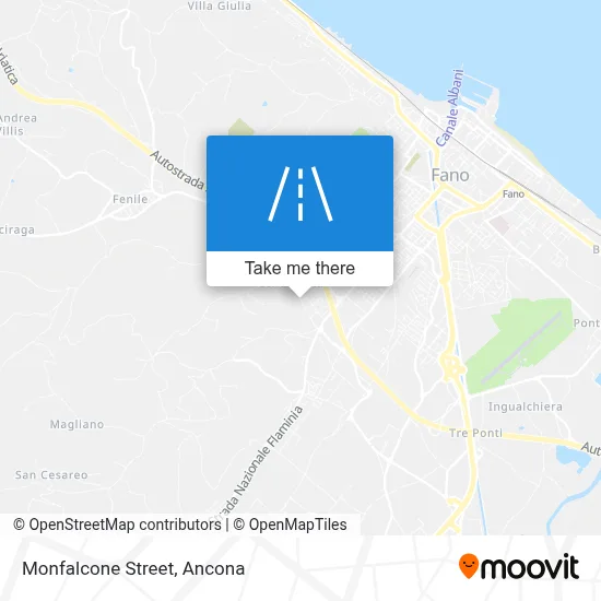 Monfalcone Street map
