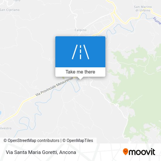 Via Santa Maria Goretti map