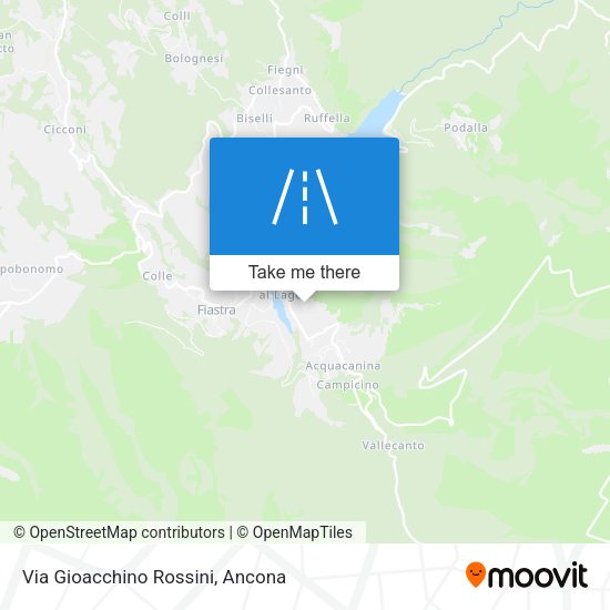 Via Gioacchino Rossini map