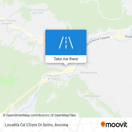 Località Ca' L'Oste Di Sotto map