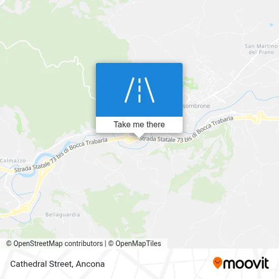 Cathedral Street map