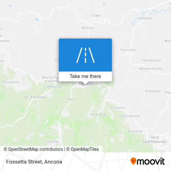 Fossetta Street map