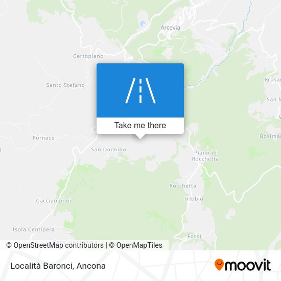 Località Baronci map