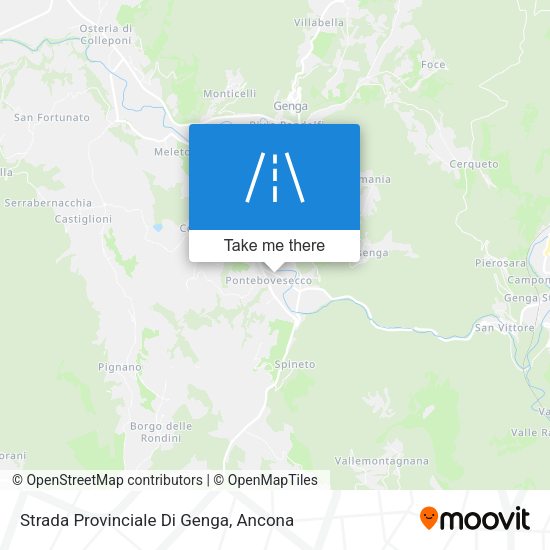 Strada Provinciale Di Genga map