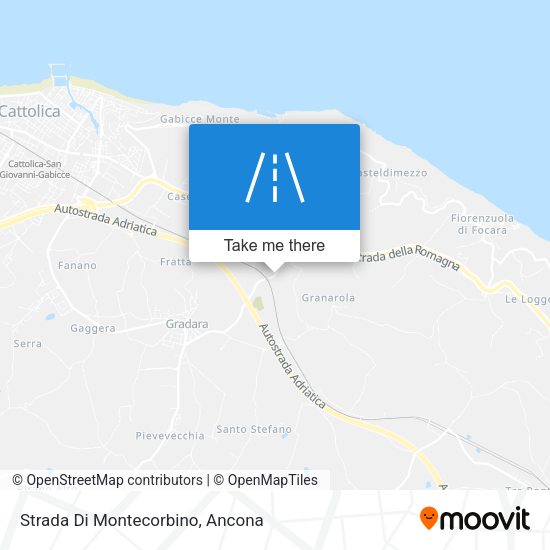 Strada Di Montecorbino map